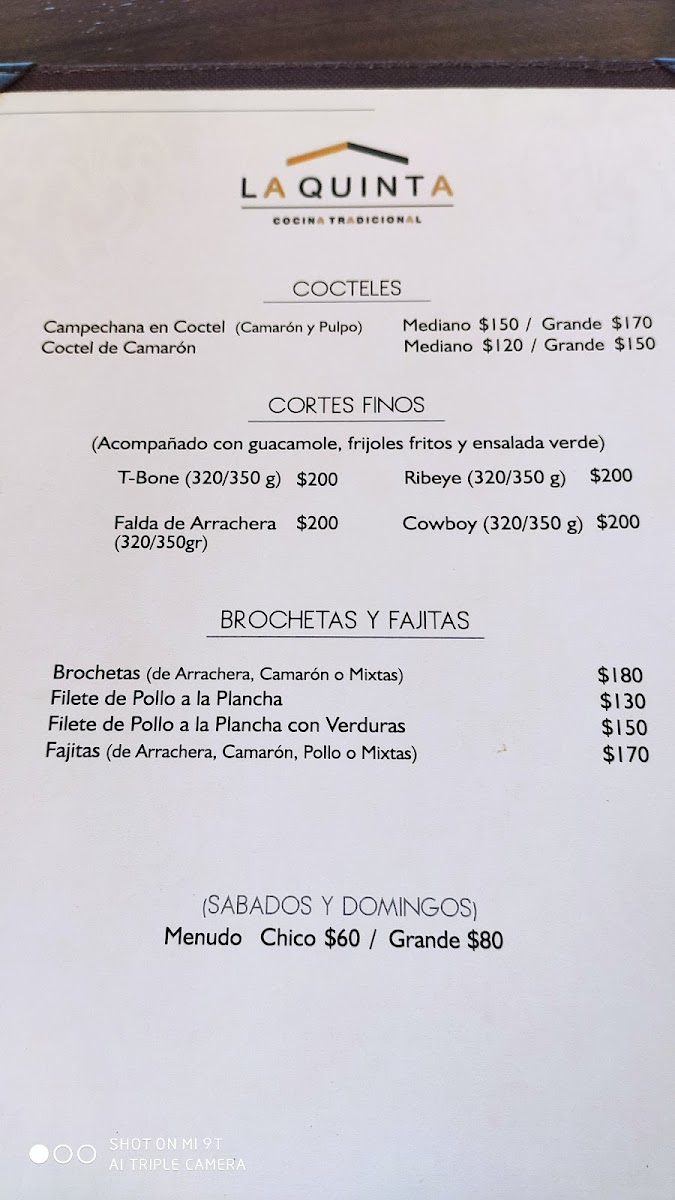 La Quinta Autlan Menu - Image 5
